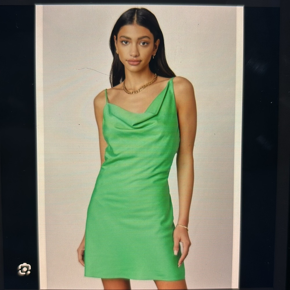 Cotton Candy LA Asymmetrical Slip Dress